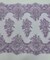 Lilac Embroidered Lace Table Runner by the Yard, 20" Wide Sequin Mesh Lace Trim with Scalloped Edges